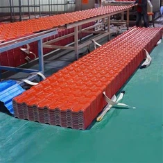 ऑरेंज एएसए सिंथेटिक राल टाइल